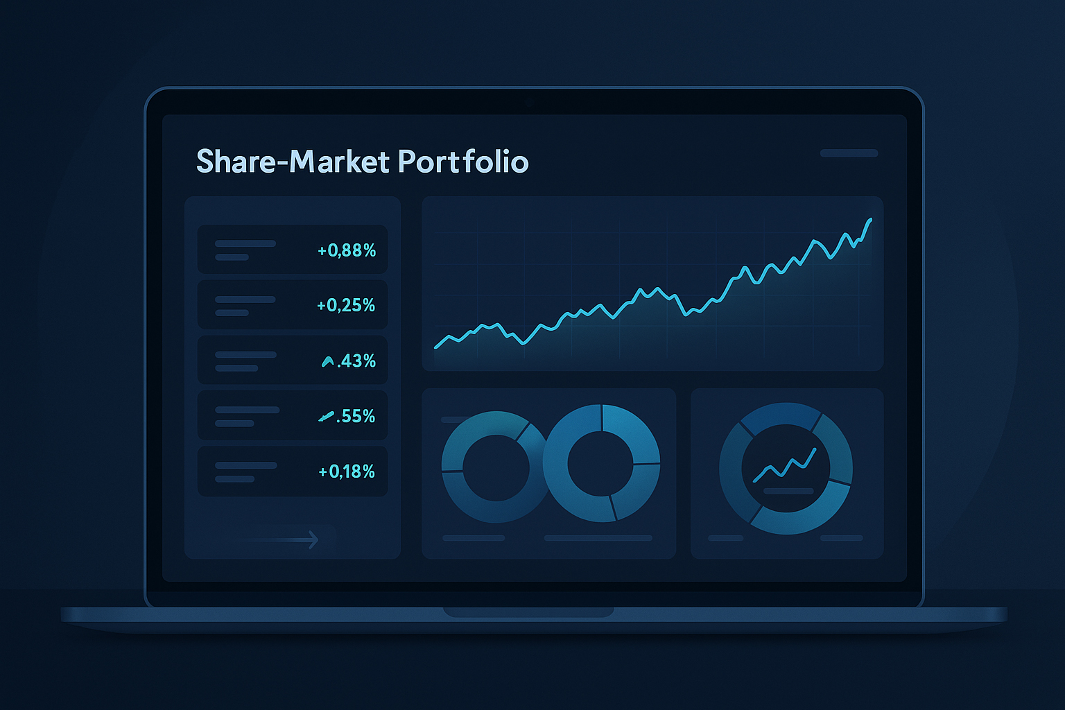 Portfolio dashboards and analytics